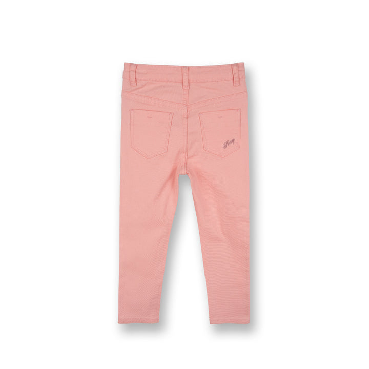 Poney Girls Pink Capri Slim Pants