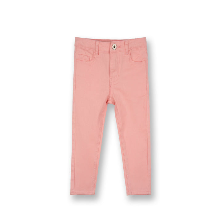 Poney Girls Pink Capri Slim Pants