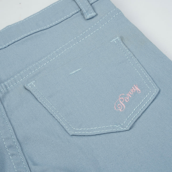 Poney Girls Blue Capri Slim Pants