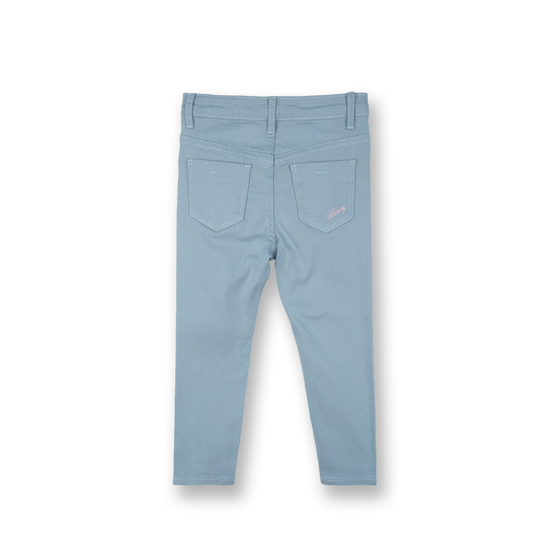 Poney Girls Blue Capri Slim Pants