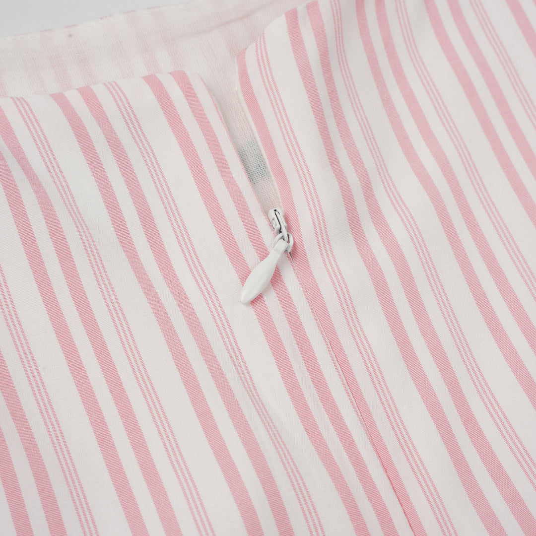 Poney Girls Pink Princess Stripe Sleeveless & Short Sleeve Dress