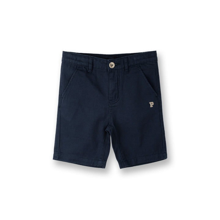 Poney Boys Navy Basic Chinos Short Pants