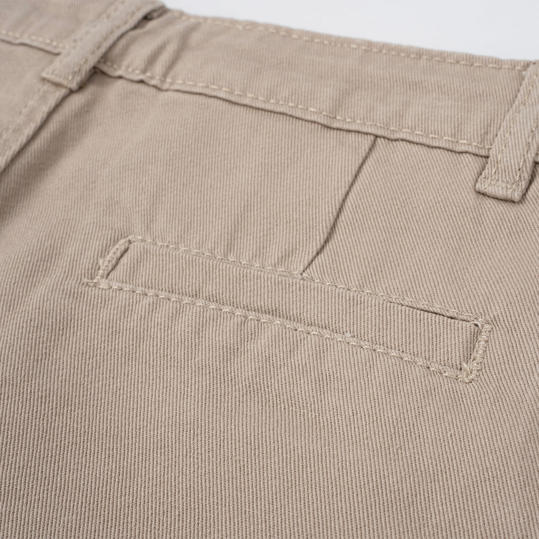 Poney Boys Light Khaki Basic Chinos Short Pants