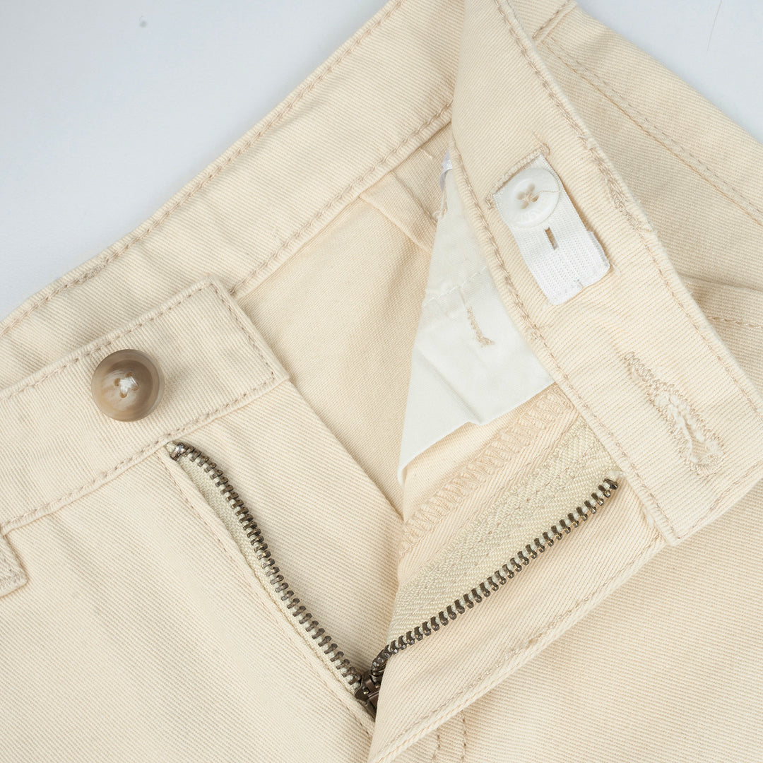 Poney Boys Cream Basic Chinos Short Pants