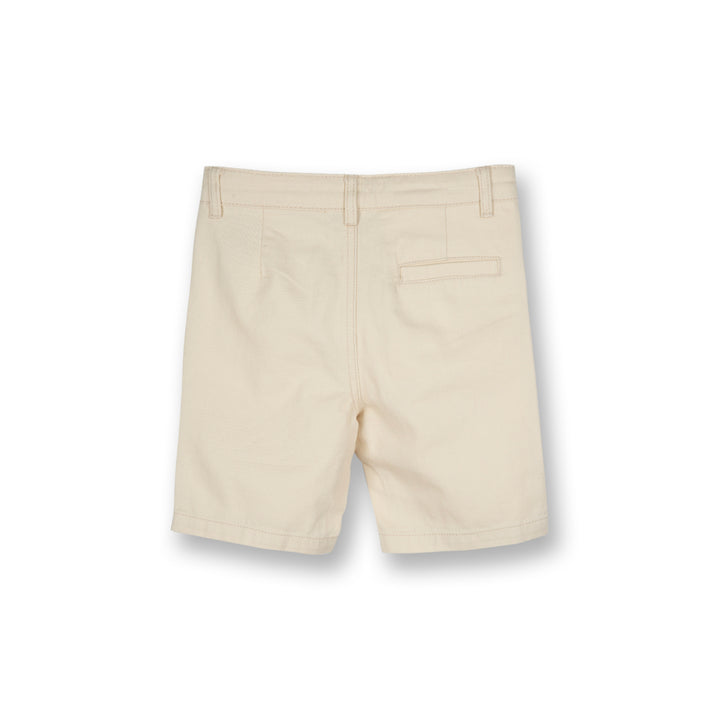 Poney Boys Cream Basic Chinos Short Pants