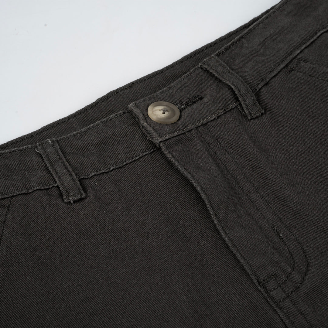 Poney Boys Dark Grey Basic Chinos Short Pants