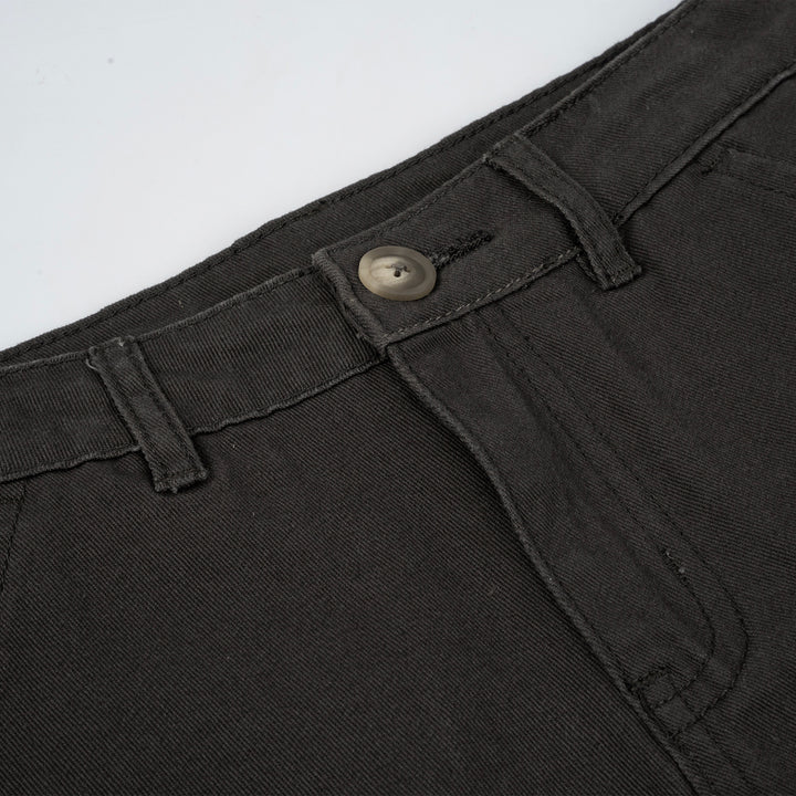 Poney Boys Dark Grey Basic Chinos Short Pants