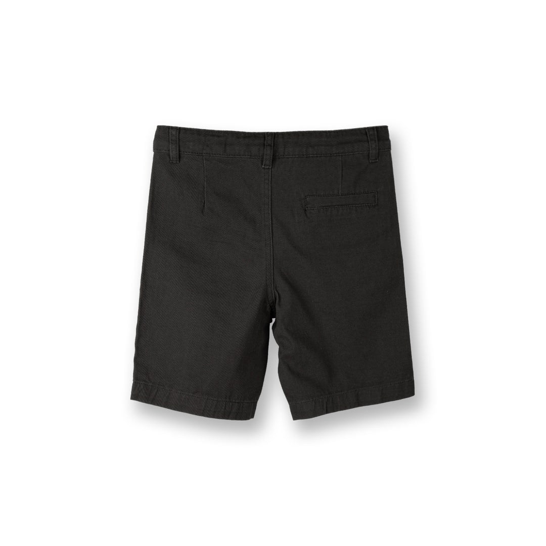 Poney Boys Dark Grey Basic Chinos Short Pants