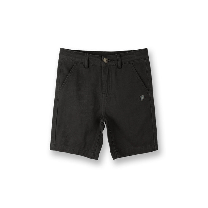 Poney Boys Dark Grey Basic Chinos Short Pants