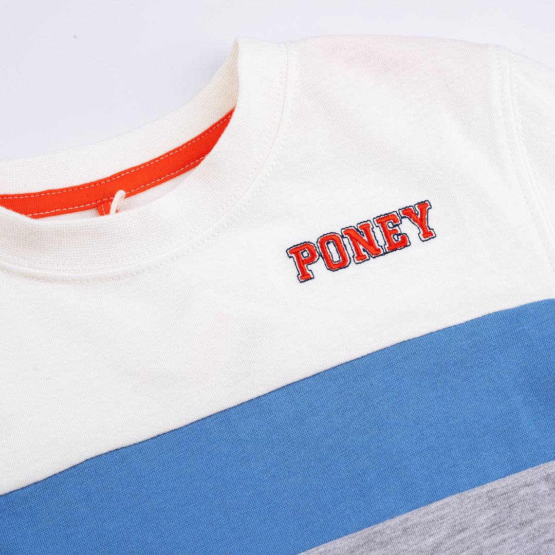 Poney Boys Cream Cut & Sew Long Sleeve Tee