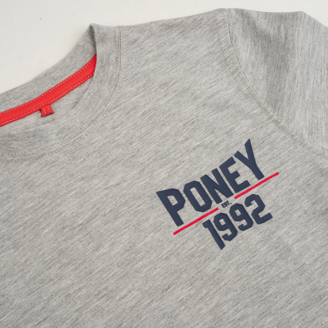 Poney Boys Melange Team Long Sleeve Tee
