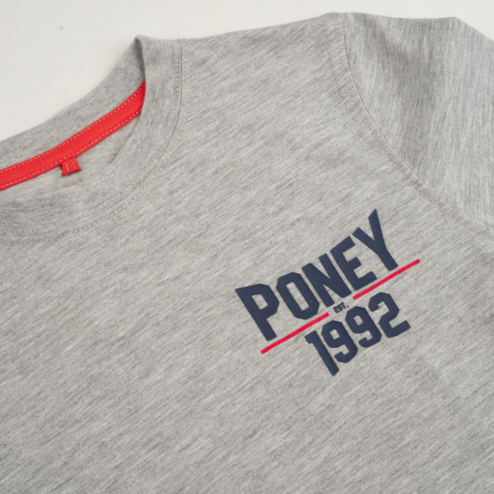 Poney Boys Melange Team Long Sleeve Tee