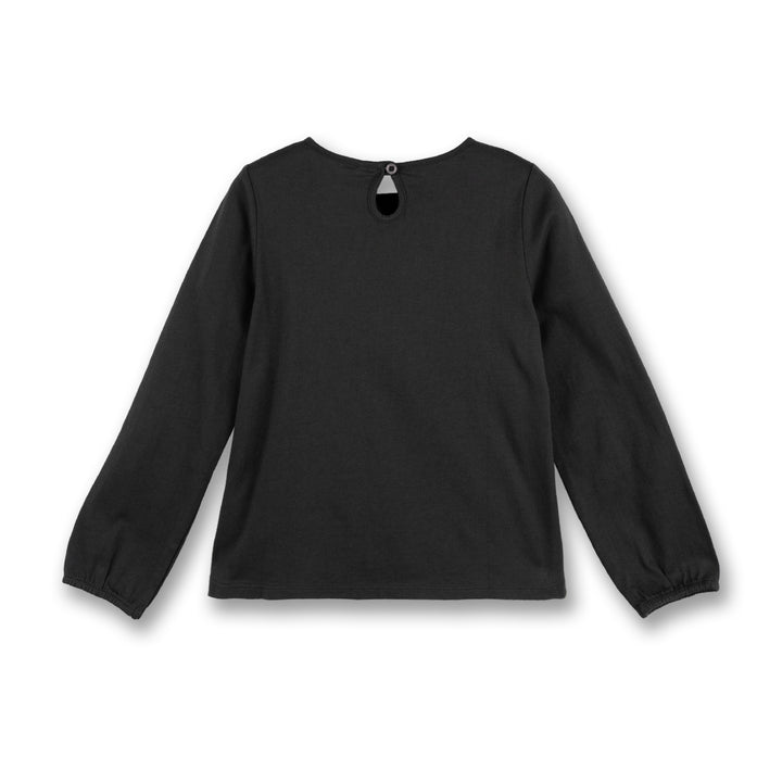 Poney Girls Dark Grey Mummy & Baby Swan Long Sleeve Tee
