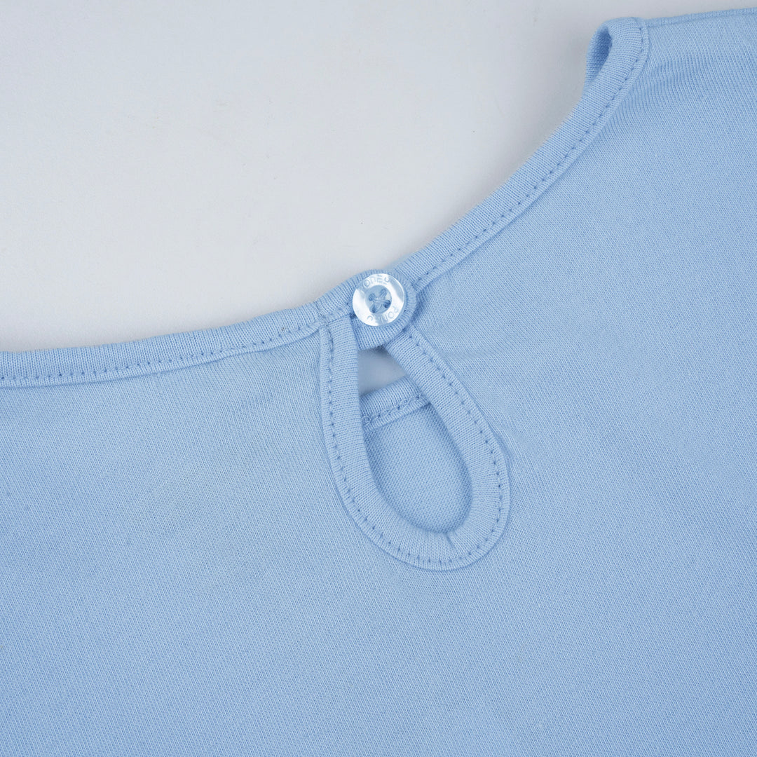 Poney Girls Light Blue Little Mermaid Long Sleeve Tee