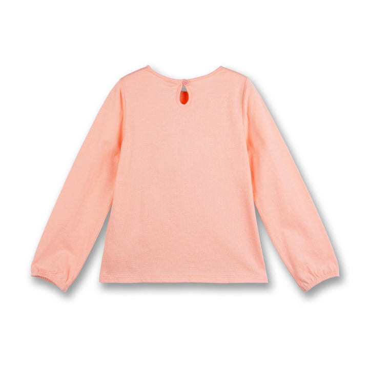 Poney Girls Light Orange Ballerina Bunny Long Sleeve Tee