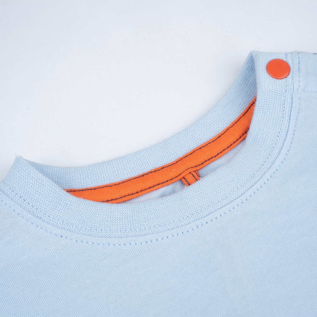 Poney Boys Light Blue Adventuresome Rocket Short Sleeve Tee