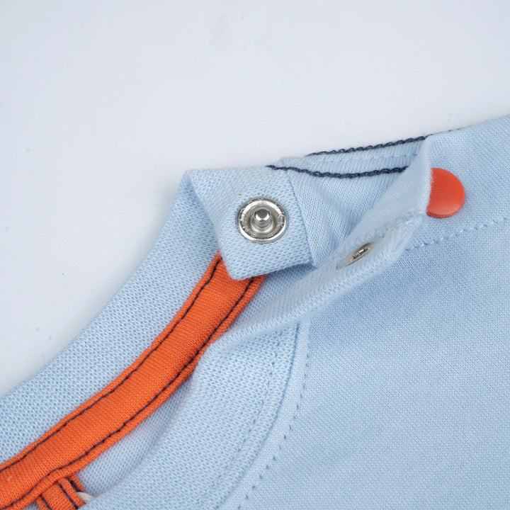 Poney Boys Light Blue Adventuresome Rocket Short Sleeve Tee