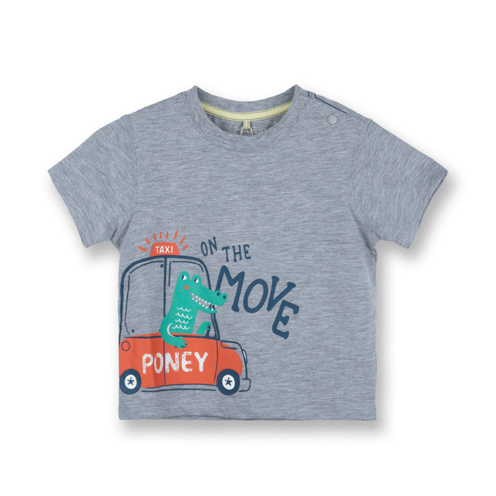 Poney Boys Melange Gator Taxi Cab Short Sleeve Tee
