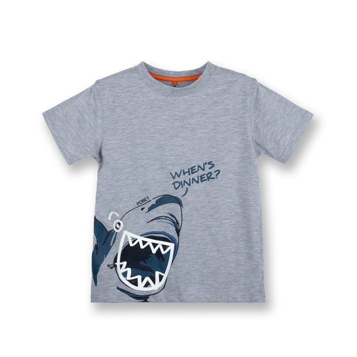 Poney Boys Melange Sharky When's Dinner Short Sleeve Tee
