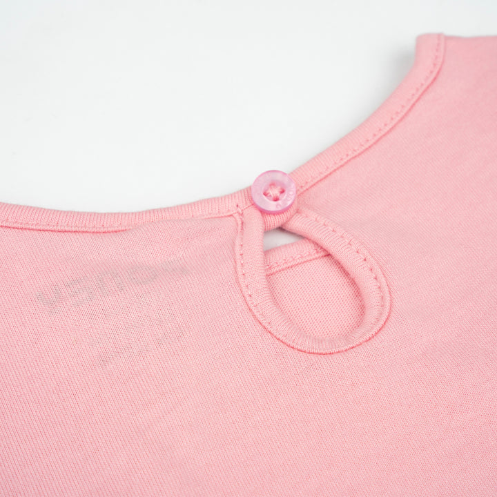 Poney Girls Pink Poney Rock Short Sleeve Tee