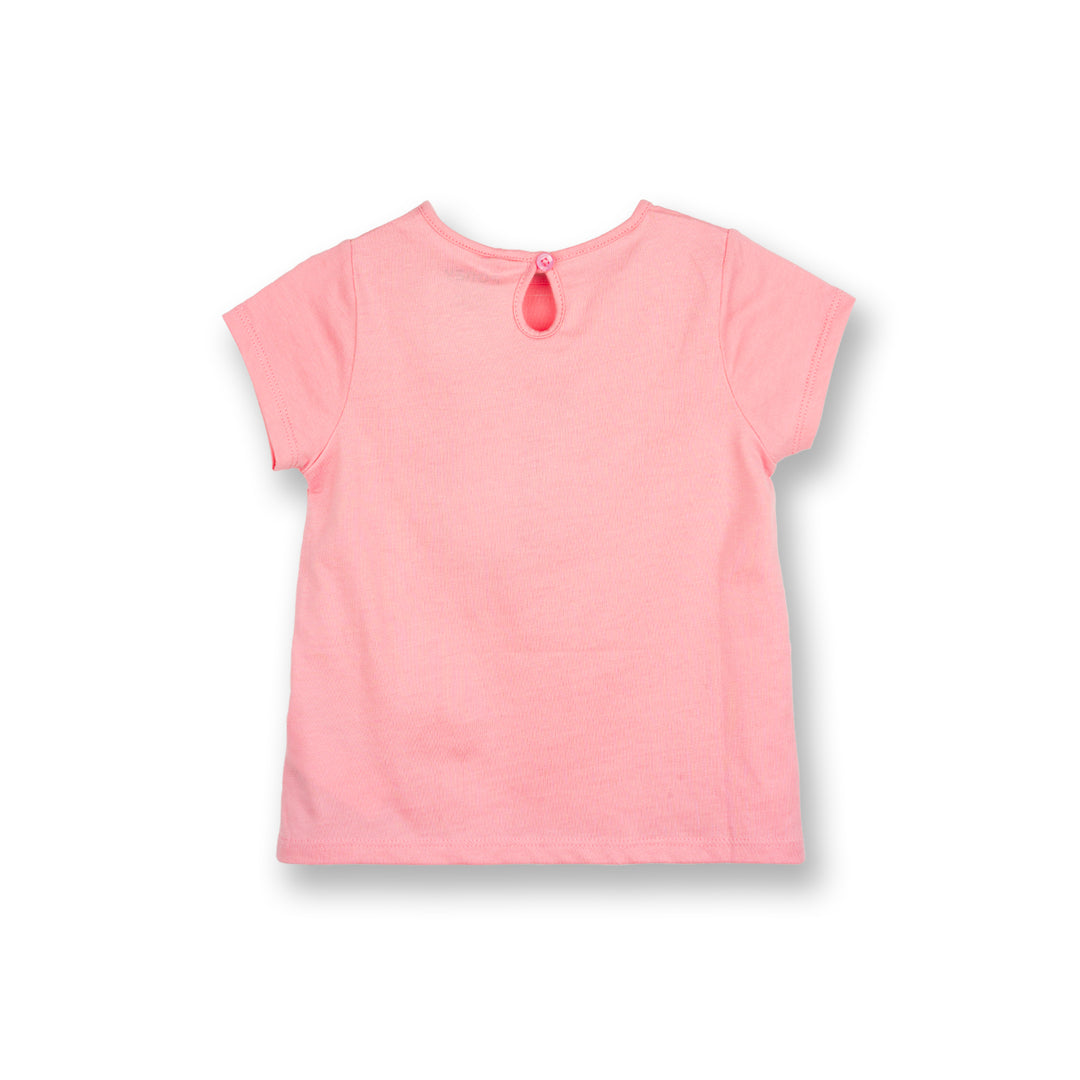 Poney Girls Pink Poney Rock Short Sleeve Tee