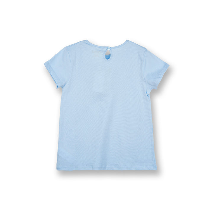 Poney Girls Light Blue Purrr-rincess Short Sleeve Tee
