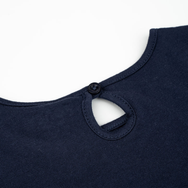 Poney Girls Navy Girl Powers Short Sleeve Tee