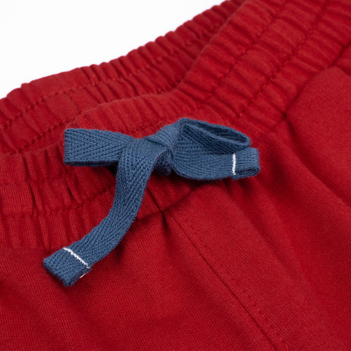 Poney Boys Maroon Poney Icon Jogger Pants