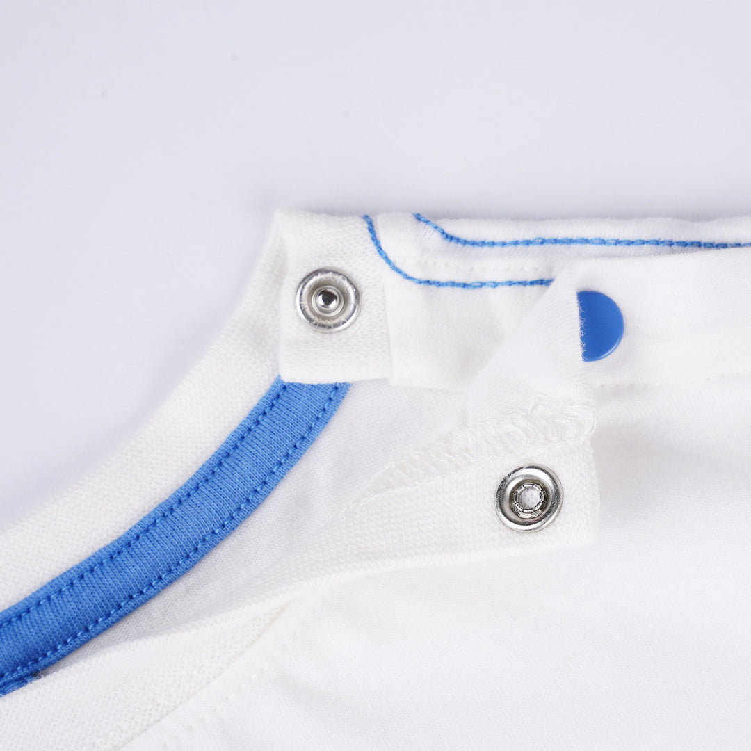 Poney Boys White Poney Football Club Short Sleeve Tee