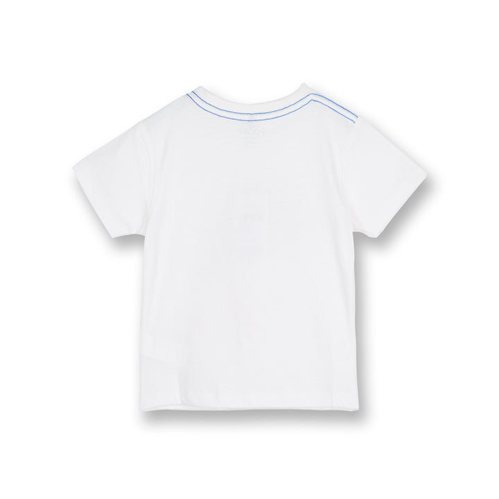 Poney Boys White Poney Football Club Short Sleeve Tee