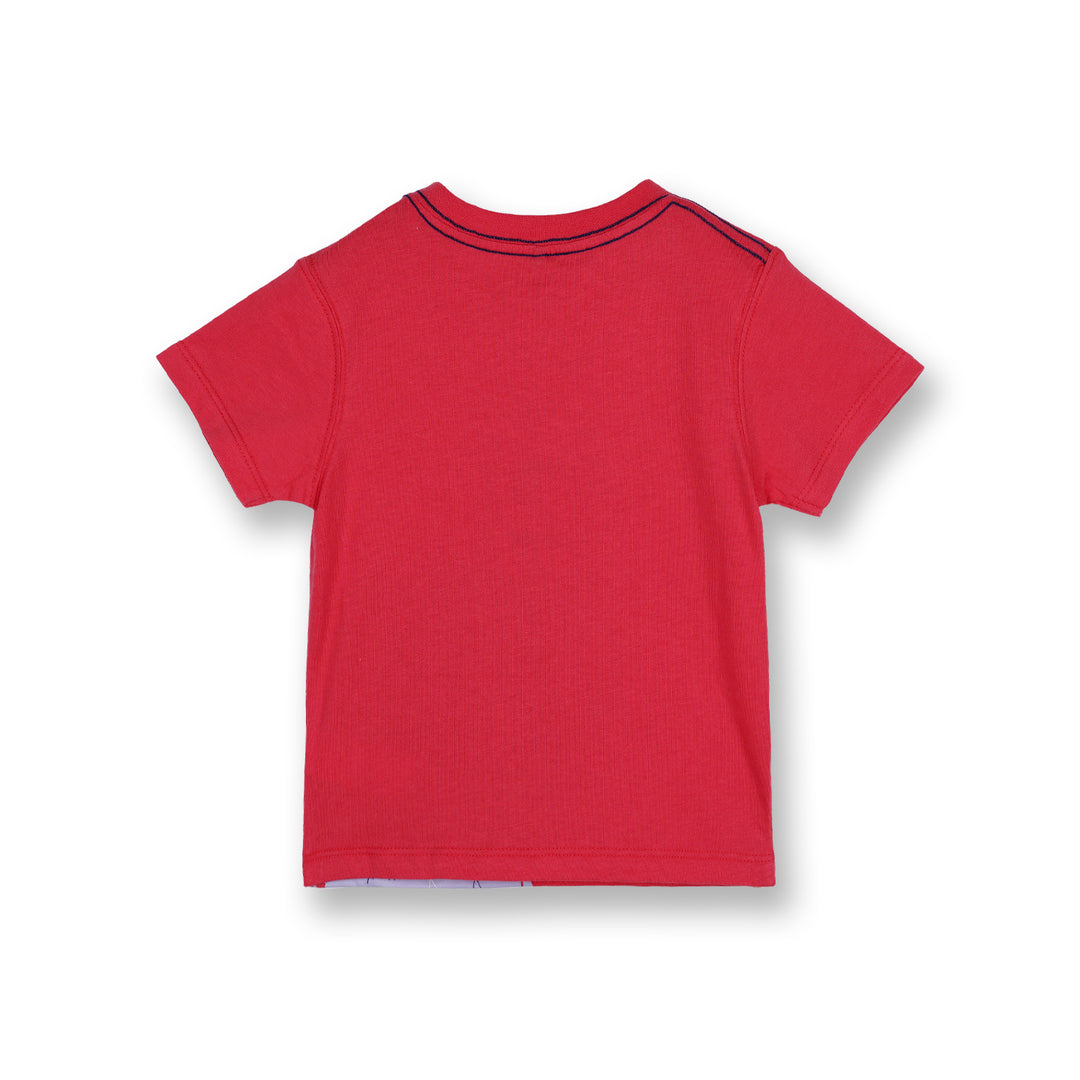Poney Boys Red I Didn't Do It Short Sleeve Tee