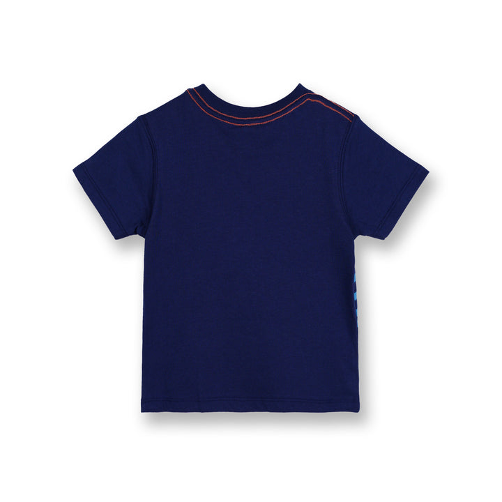 Poney Boys Navy Monster Said Boo Short Sleeve Tee