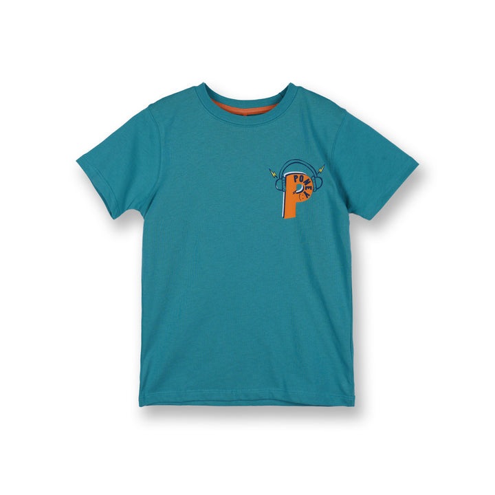 Poney Boys Green Poney's Music Lover Short Sleeve Tee