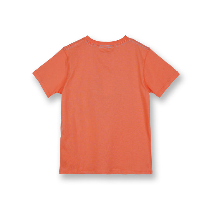 Poney Boys Orange Retro Game Short Sleeve Tee