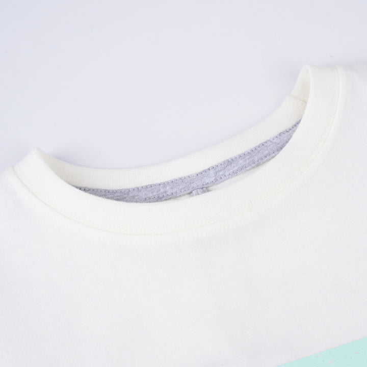 Poney Boys White Sea Life Short Sleeve Tee