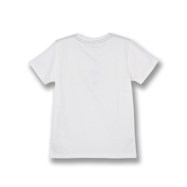 Poney Boys White Sea Life Short Sleeve Tee