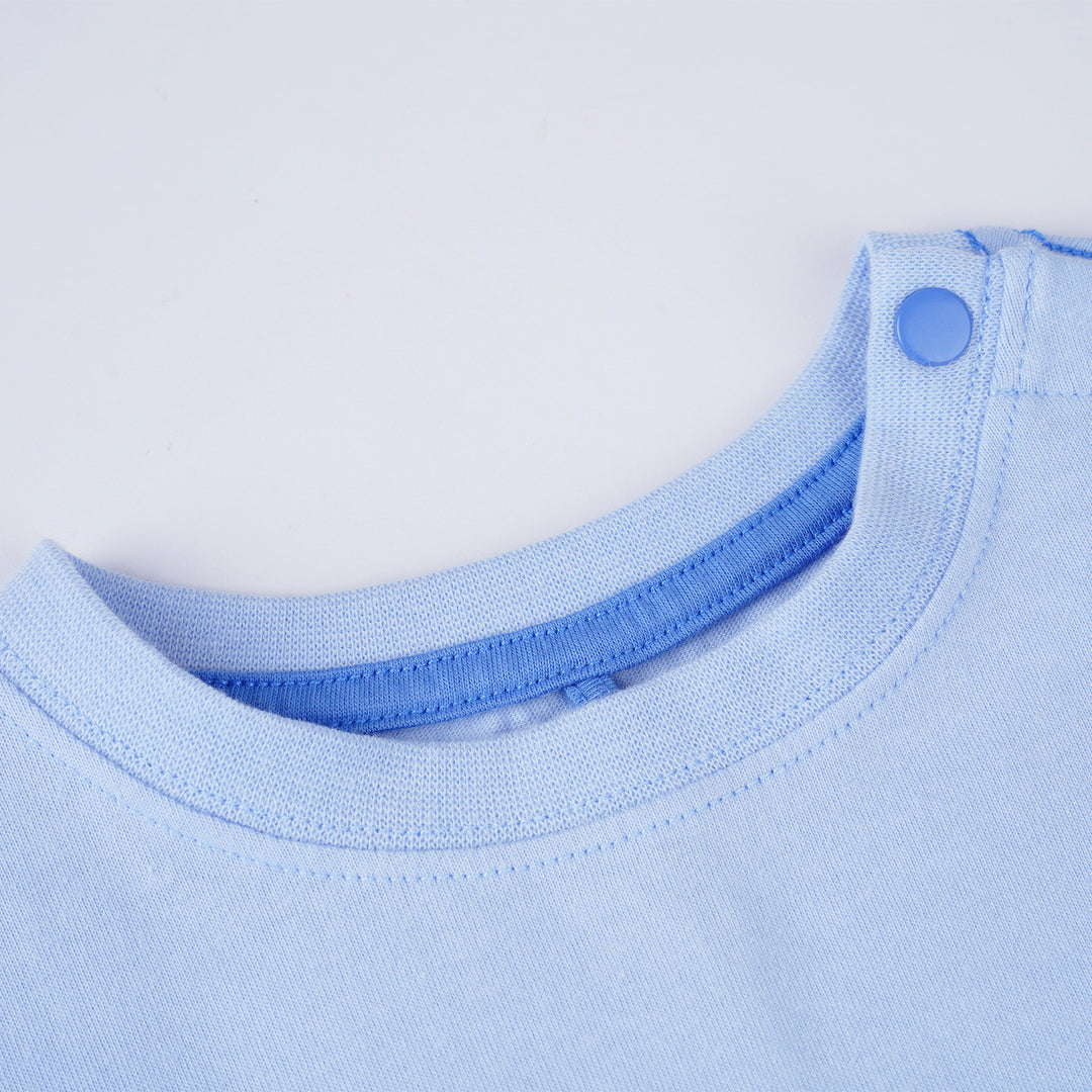 Poney Boys Light Blue Yum! Yum! Short Sleeve Tee