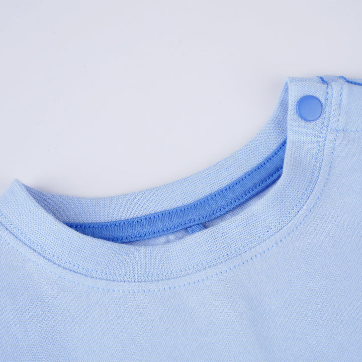 Poney Boys Light Blue Yum! Yum! Short Sleeve Tee
