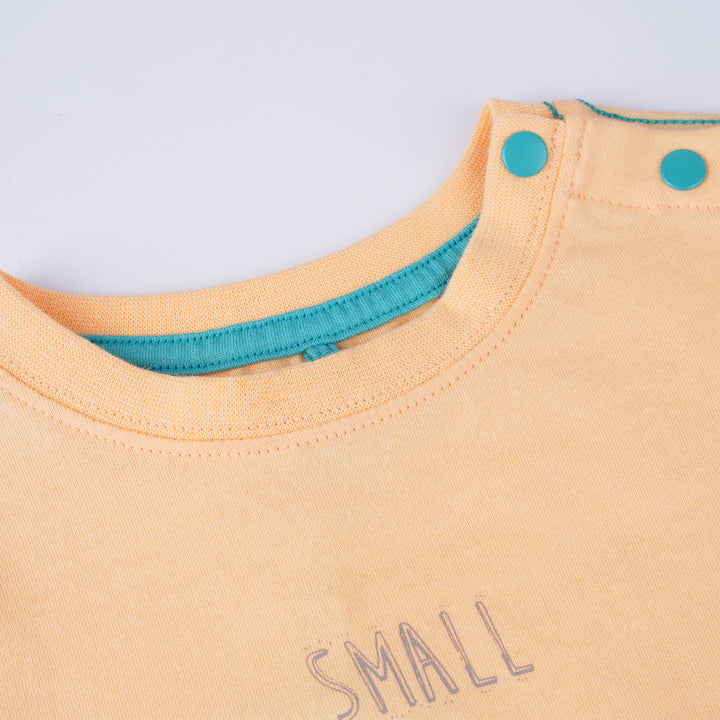 Poney Boys Yellow Small But Strong Short Sleeve Tee