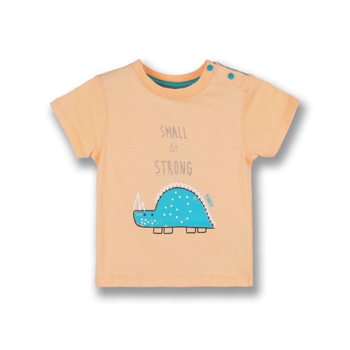 Poney Boys Yellow Small But Strong Short Sleeve Tee