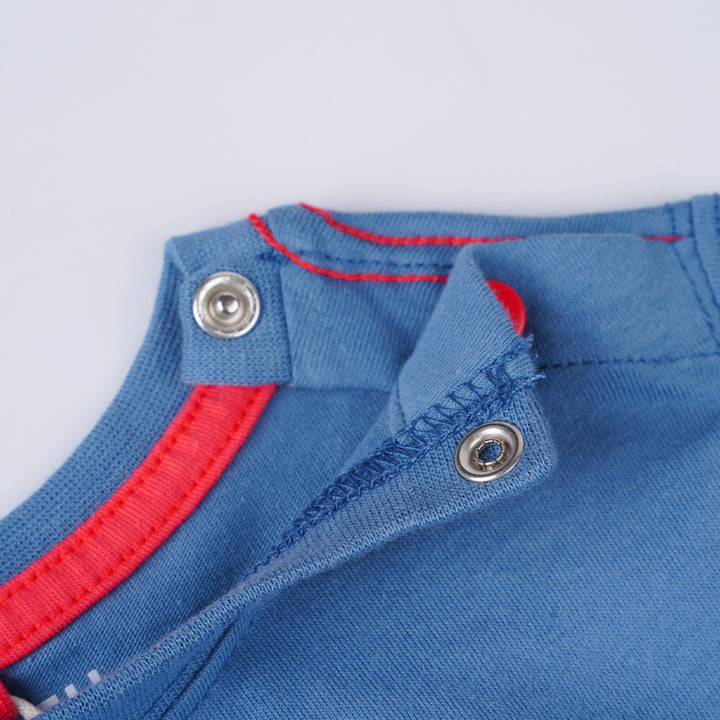 Poney Boys Blue Dinofighter To The Rescue! Short Sleeve Tee