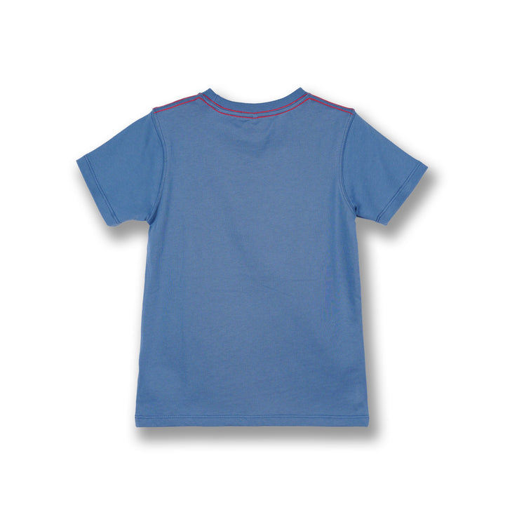 Poney Boys Blue Dinofighter To The Rescue! Short Sleeve Tee