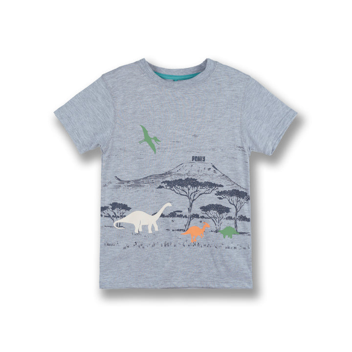 Poney Boys Melange I Am Taller Short Sleeve Tee