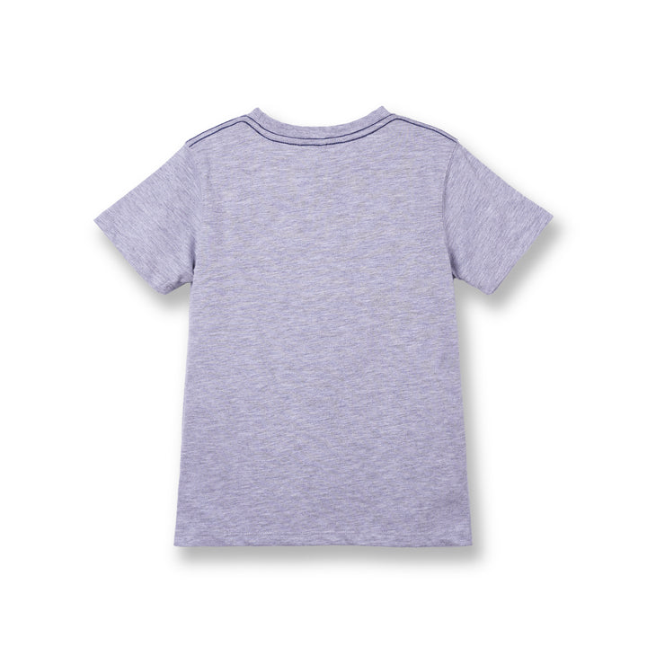 Poney Boys Melange Poney Logo Short Sleeve Tee