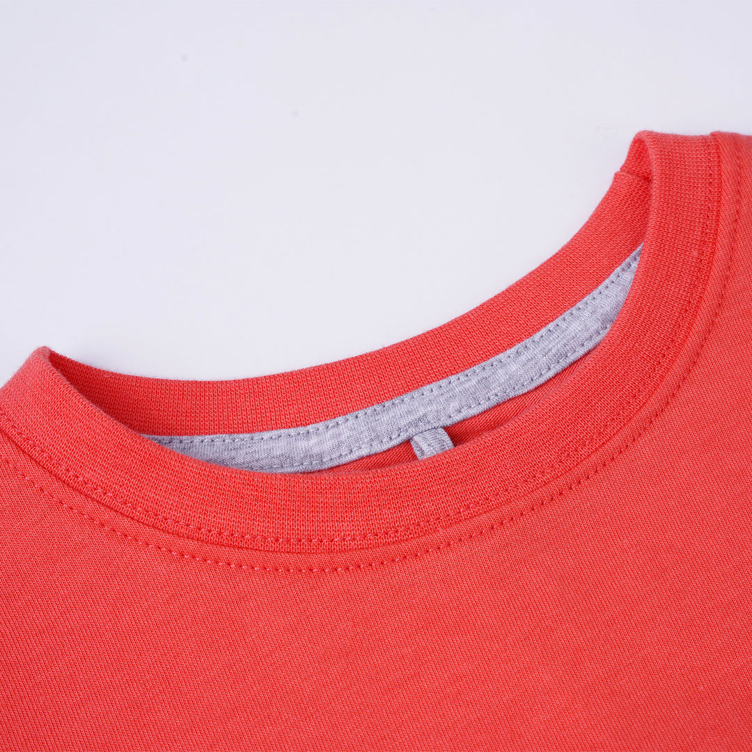 Poney Boys Red Poney Logo Short Sleeve Tee