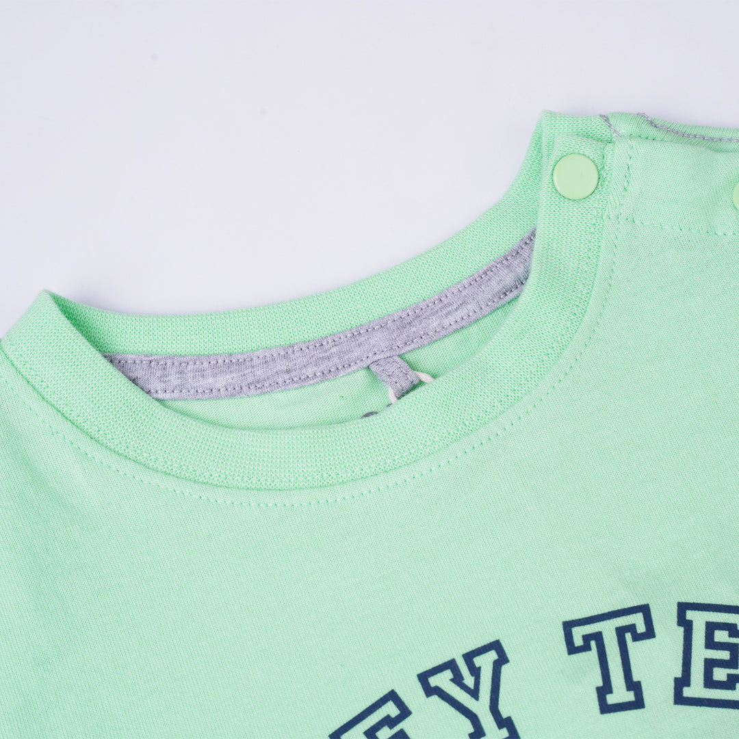 Poney Boys Lime Poney Logo Short Sleeve Tee