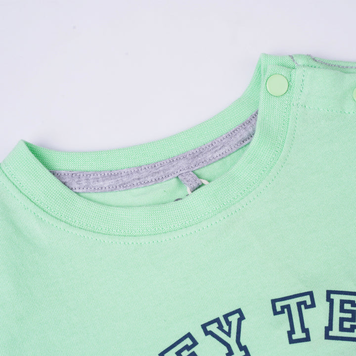 Poney Boys Lime Poney Logo Short Sleeve Tee