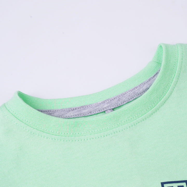 Poney Boys Lime Poney Logo Short Sleeve Tee