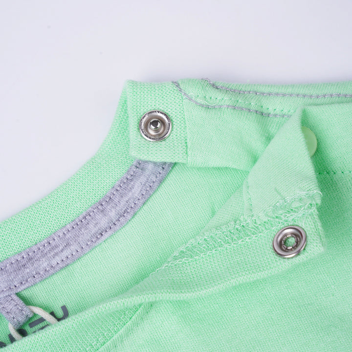 Poney Boys Lime Poney Logo Short Sleeve Tee