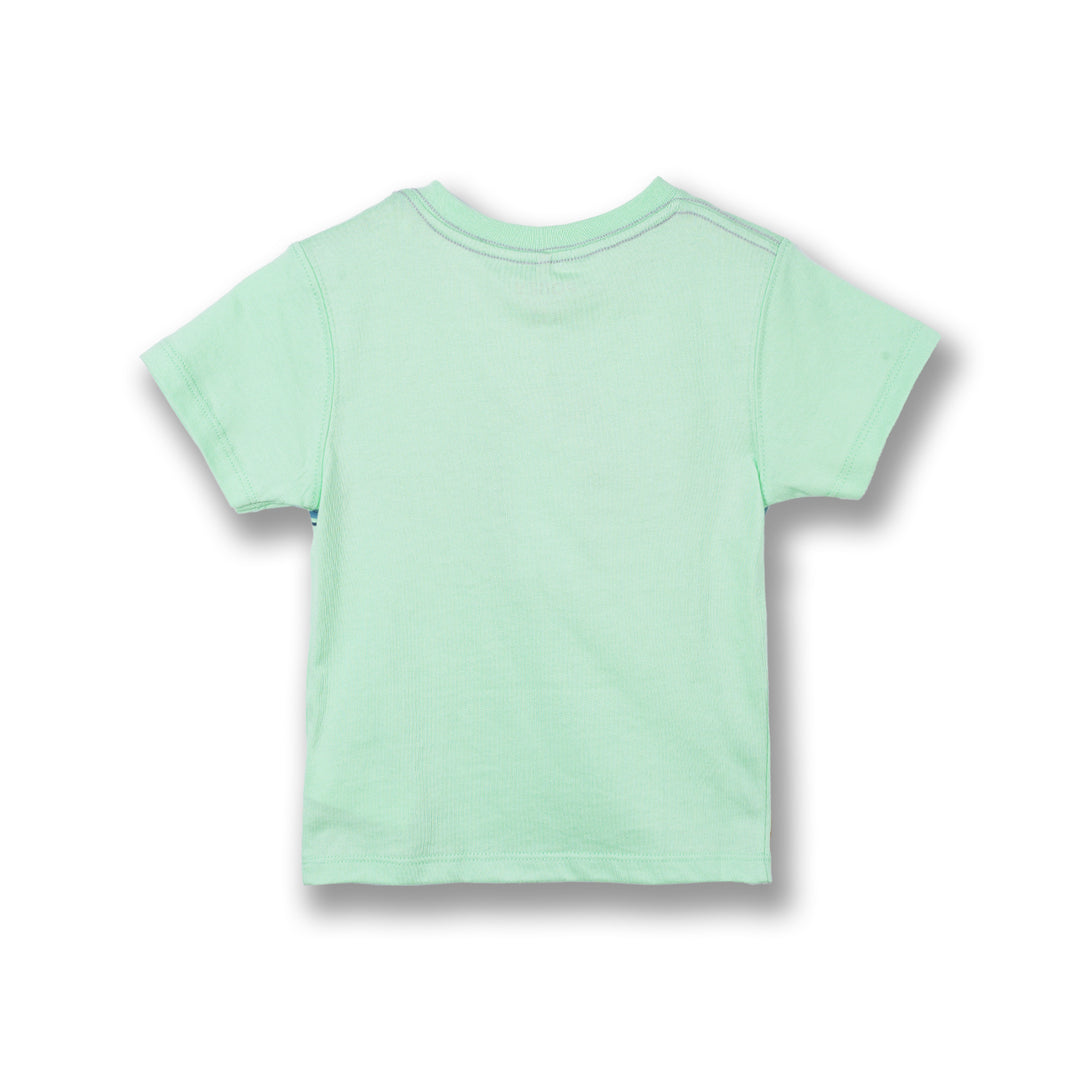 Poney Boys Lime Poney Logo Short Sleeve Tee